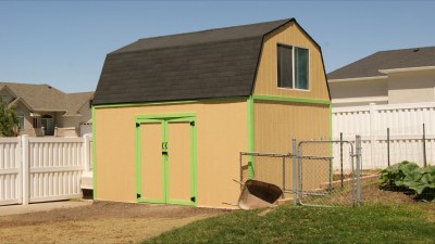 10X12 Gambrel Shed Plans with Loft