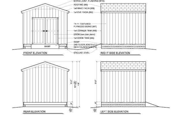 Shed Storage Shed Plans 10x10 Free How to Build DIY Blueprints pdf ...