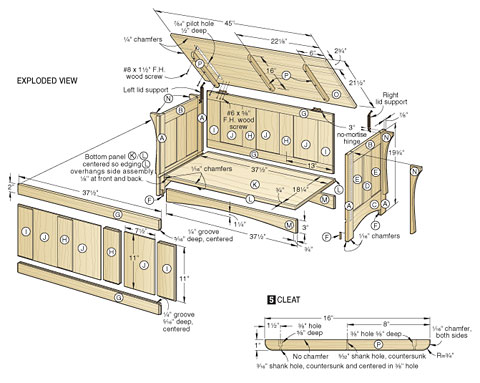 wood plans toy box