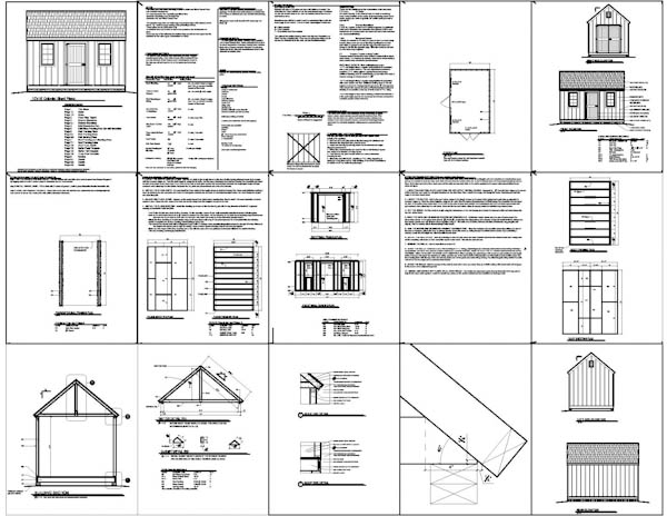 10x16 shed plans how to build diy by