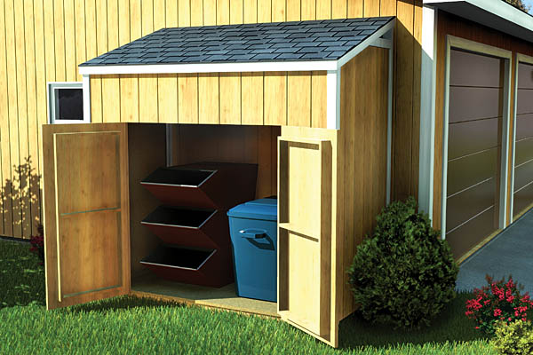Attached Lean to Shed Plans