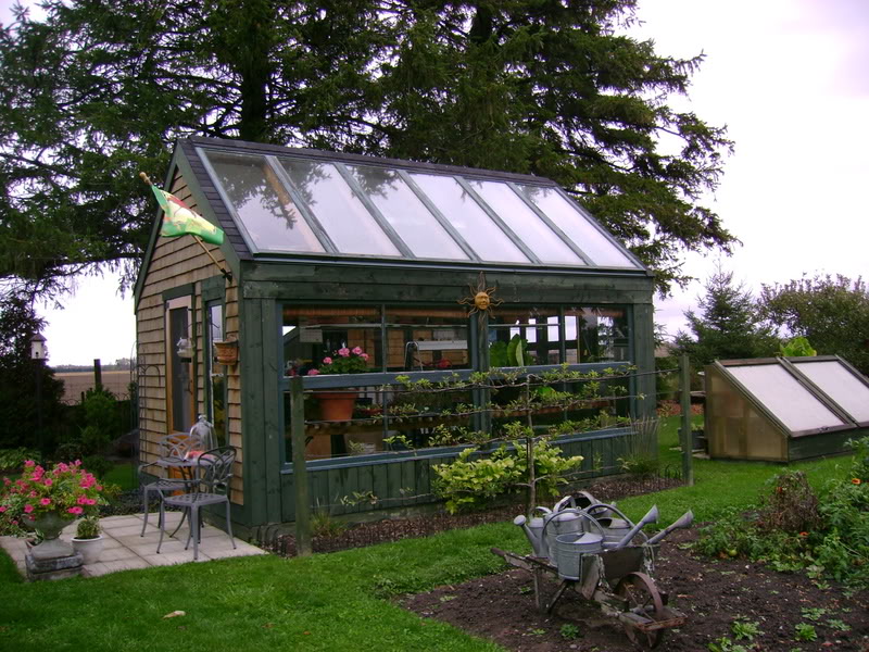 Afera Garden Shed Greenhouse Combination Plans