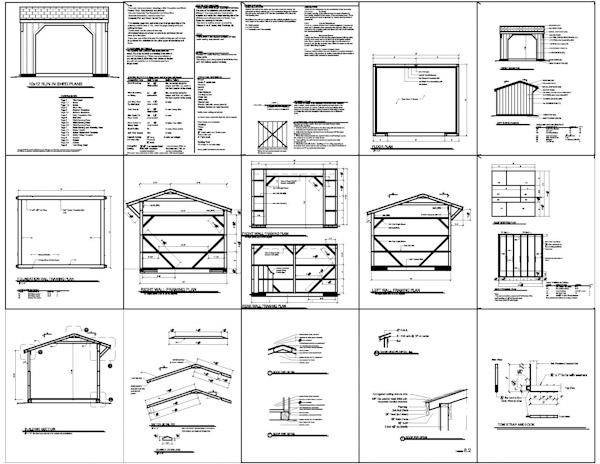 8 X 10 Shed Plans