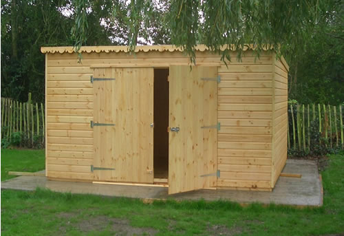 Pent Roof Shed Plans How to Build DIY by 