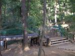 武蔵丘陵森林公園アスレチック　ローラーすべりだいマット置き場