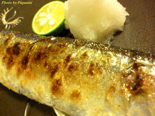 grilled saury