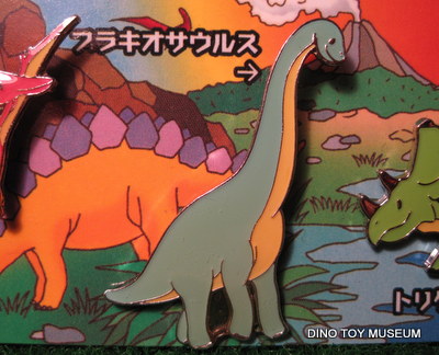豊橋市自然史博物館で買った恐竜ピンズ