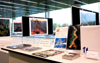 企画展 「奈良県南部地域復興応援写真展　奥吉野ふるさとの山河」、様子
