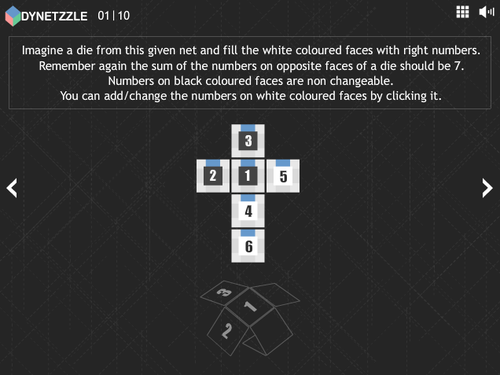 立体的パズルゲーム　Dynetzzle