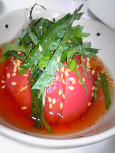トマト和風サラダ (1)