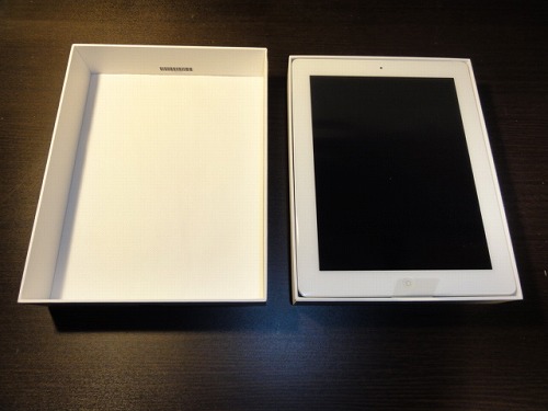 iPad2 パッケージを開けました