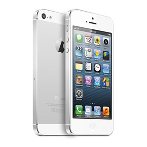 iPhone5 ホワイト＆シルバー