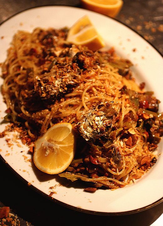 Spaghetti con le sarde alla palermitana