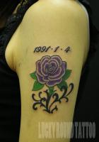 LUCKY ROUND TATTOOの薔薇18タトゥー画像