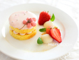 簡単桜のミニケーキ　レシピ