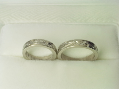 結婚指輪　和　オーダーメイド