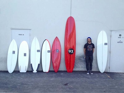 2012千葉南chris christenson surfboards