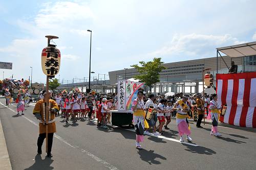 aomori 10 cities big festival in shin-aomori stn., 240915 8-11-s