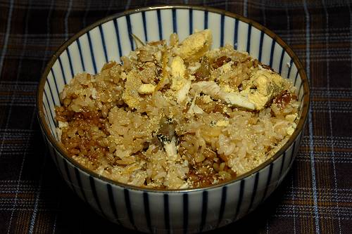 rice with Assorted Ingredients of sweetfish,  241008 4-9-p-s