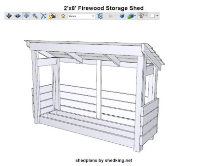 3 Sided Shed Plans How to Build DIY by 