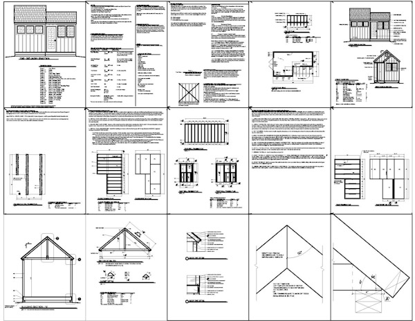 6x8 Shed Plans How to Build DIY by ...