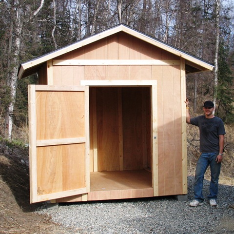 4x8 shed plans - how to learn diy building shed blueprints