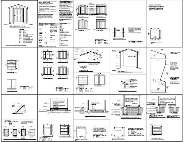 8x8 shed plans how to build diy by