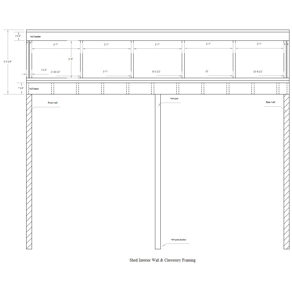 Clerestory Shed Plans How to Build DIY by 