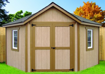 Corner Shed Plans How to Build DIY by ...