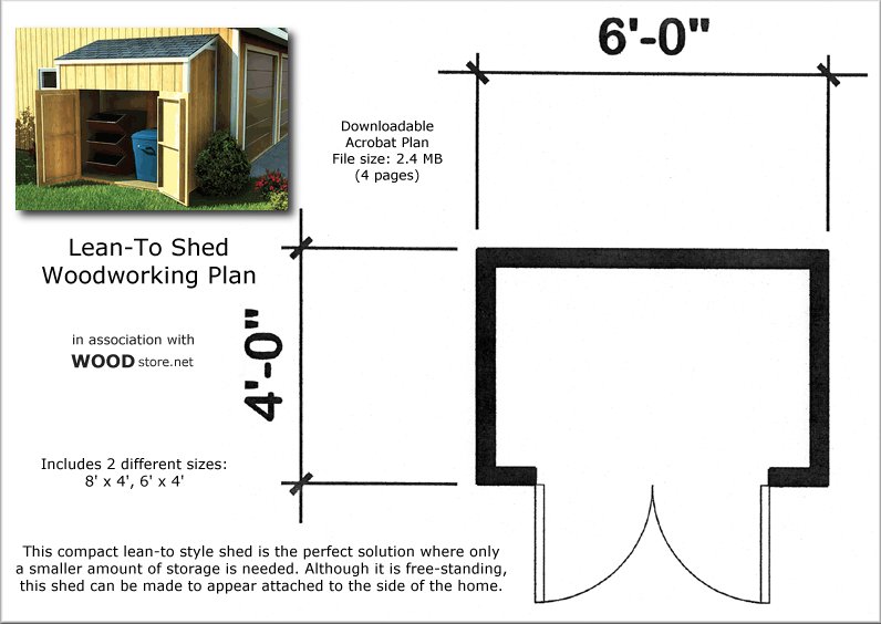 Free Lean To Shed Plans How to Build DIY by ...