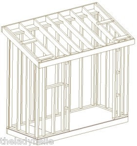 Slant Roof Shed Plans How to Build DIY by ...