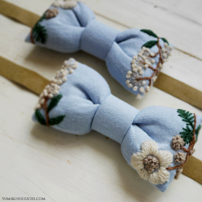 handmade bow by yumiko higuchi